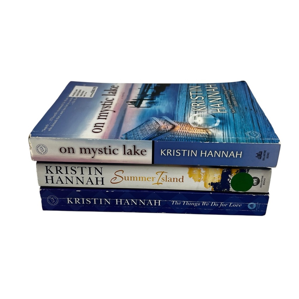 Kristin Hannah Book Lot/3 On Mystic Lake/Summer Island/The Things We Do For Love - Picture 7 of 7